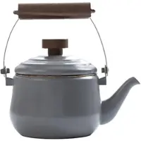 Barebones Teekanne 1,5L "Emaille" slate grey (grau gesprenkelt) Retro Outdoor Vintage