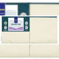 Metro Professional Servietten, 33 x 33 cm, 1/4 Falz, 2-lagig, beige, 4 x 300 Stück