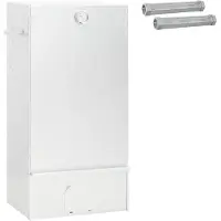 vidaXL Räucher Ofen 3 stk. 44,5 x 29 x 83 cm Verzinkter Stahl Silber