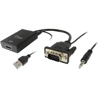 Equip Vga-auf-hdmi+ Buchsenadapter 3.5 Mm
