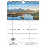 Seelenzauber GmbH Reisezauber Slowenien Planer DIN A4 Kalender für 2027 Reise Stadt Urlaub - Set-Inhalt: 1x Kalender 1x Weihnachtsanhänger 1x Grußanhänger (gesamt 3 Teile)