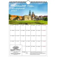 Seelenzauber GmbH Reisezauber Polen Planer DIN A4 Kalender für 2027 Warschau Urlaub Ostsee Küste - Inhalt: 1x Kalender 1x Weihnachtsanhänger 1x Grußanhänger (gesamt 3 Teile)