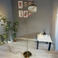 Bamyum Mopa Honigfarbenes Glas Modern Dekorative Stehlampe