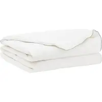 vidaXL Bettdecke FULDA 220 x 240 cm Sommer 100 GSM 90% Gänsedaunen
