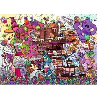 Ravensburger Puzzle USA Jigsaw Nationals: Sweet Playground 500 DLs