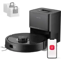 Roborock Q7 L5+ Set Saugroboter mit Wischfunktion, Automatischer Staubentleerung, Dual Anti-Tangle System, 8.000 Pa Saugkraft, LiDAR-Navigation