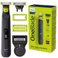 Philips OneBlade Pro 360-Rasierer, Bart- und Körpertrimmer, wasserdicht