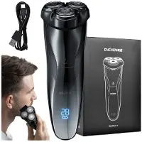 Enchen Elektrischer Rasierer Blackstone 3 3D, Ipx7, Selbstschärfend, Trimmer