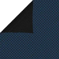 Markenlos Schwimmende PE-Solar-Poolfolie, 800 x 500 cm, Schwarz und Blau