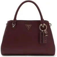 GUESS für Damen. HWZG9672070 Luxus-Satchel-Tasche Noelle II weinrot (OSFA), Lässig, Kastanienbraun, Polyurethan