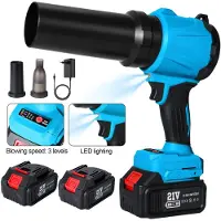 StarTech.com Akku-Laubbläser X50 - Bürstenlos - 350.000 U/min - Blas- und Saugfunktion - Handgerät - Für Makita 21-V-Akku - 2 Akkus