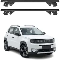 Menabo Dachträger Grundtäger für Fiat Grande Panda 2025-2026 Alu 90kg Schwarz 2tlg