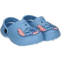Cerdá Premium Stitch Clogs für Jungen und Mädchen, Disney-Clogs, offizielles Lizenzprodukt, 100% Eva, Blau, mit Pins und Riemen, leichte und Bequeme Sommerschuhe für Strand und Pool, blau, 32/33 EU