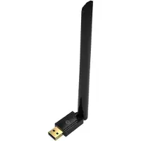 Conceptronic ABBY17B USB-Bluetooth 5.3-Adapter mit externer Antenne und hoher Reichweite, Eingebaut, Kabellos, USB, Bluetooth, 3 Mbit/s, Schwarz