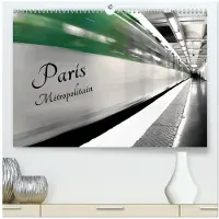 CALVENDO Paris Métropolitain (Calendrier mural haut de gamme 2027 DIN A2 vertical), calendrier mensuel
