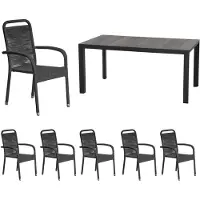 Siena Garden /LC Garden Silva/Romano Gartenlounge-Set 7tlg