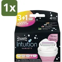 Wilkinson Sword – Nachfüllklingen – Intuition 2-in-1-Variante – Verschiedene empfindliche Hauttypen – 4 Klingen - 1 Stück