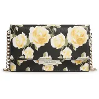 Ted Baker Umhängetasche Mahirya Printed Lock Purse on a Chain Black schwarz