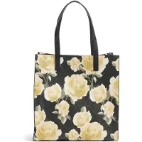 Ted Baker Schultertasche Teracon Floral Print Large Icon Bag Black schwarz