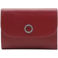 Esquire Leder Geldbörse Athena RFID Lady Wallet Red dunkelrot