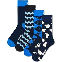 Happy socks 4er Pack Unisex Socken - Geschenkbox, Classics, gemischte Farben