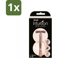 Wilkinson Sword Rasierer - Intuition Rose Gold - Deluxe - 10 Klingen - 1 Stück