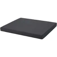 CLP Sitzkissen für Stuhl Punjab Stoff HBT: 5x55x43 cm dunkelgrau