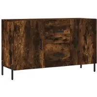vidaXL Sideboard Räuchereiche 100x36x60 cm Holzwerkstoff