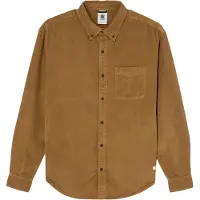 Element - Hemd aus Kordsamt &ndash; Herren &ndash; Button Down Regular Corduroy Shirt - Button Down Regular Corduroy Shirt Sepia für Herren aus