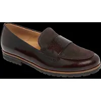 Gabor 4005.01 Damenschuhe - bequeme Slipper - Halbschuhe braun
