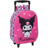 Safta Kuromi 3d 8.91l Rucksack Mit Rollen Rosa Kinder Rosa One Size