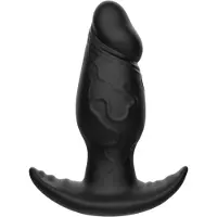 Kangvo - magnetischer aufblasbarer Fantasy-Dildo groß (schwarz)