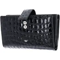 Golden Head Leder Geldbörse Cayenne RFID Protect Damenbörse 2800 Schwarz