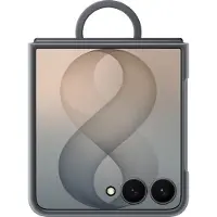 Samsung Galaxy Z Flip8 Backcover aus Silikon mit Magnet Schwarz