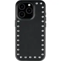 Selencia Apple iPhone 15 Pro Hülle - Kunstleder - - Backcover/Hard Case - Schwarz