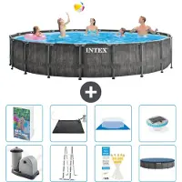 Intex Prism Frame Pool Rund - 549x122 cm - 7-teilig S598