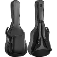 Vevor Gitarrentasche für 41-Zoll-Akustikgitarren mit Tragegriff Schwarz