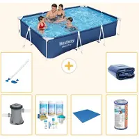 Bestway Steel Pro Rechteckig - 300x201x66 cm - 7-teilig S21572