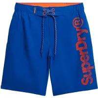 Superdry für Herren. M3010224A Klassischer blauer Badeanzug (M), Strandbekleidung, Recyceltes Polyester