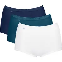 Sloggi Maxislip "Basic+ Maxi" perfekter Sitz, Cotton-Mix, hohe Taille
