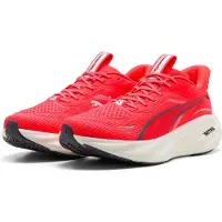 Puma Magnify NITRO 3 Laufschuhe Rot Weiß AW26, Größe 45 - EUR