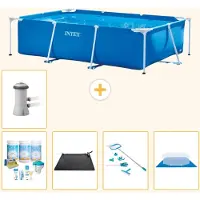 Intex Rechteckiger Frame Pool - 300x200x75 cm - 6-teilig S20834