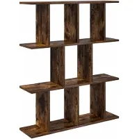 vidaXL Wandregal Raucheiche 80 x 20 x 96 cm Holzwerkstoff