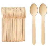 Wisefood Holzlöffel Einweg - 16,5cm, natur: 500 Stück