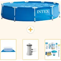 Intex Frame Pool Rund - 366x76 cm - 4-teilig S21334
