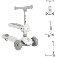 Byox StreetPro Grey 2-in-1 Kinderroller mit Licht und Sound