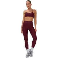 Studio Amaya Damen Hosen Core Legging - Bordeaux - Bordeaux - Größe L