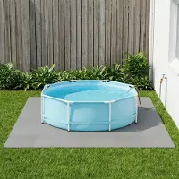 vidaXL Möbel Pool Bodenschutzmatte 6 Stk. Grau 2,16 m² EVA-Schaum - Poolzubehör &36175