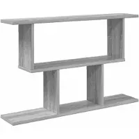 vidaXL Wandregal Sonoma-Grau 80 x 15 x 50,5 cm Holzwerkstoff
