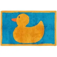 Homescapes BADEMATTE Gummiente 45/75 cm, Baumwolle